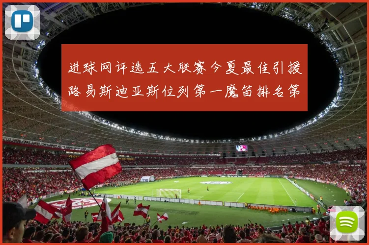 进球网评选五大联赛今夏最佳引援路易斯迪亚斯位列第一魔笛排名第四